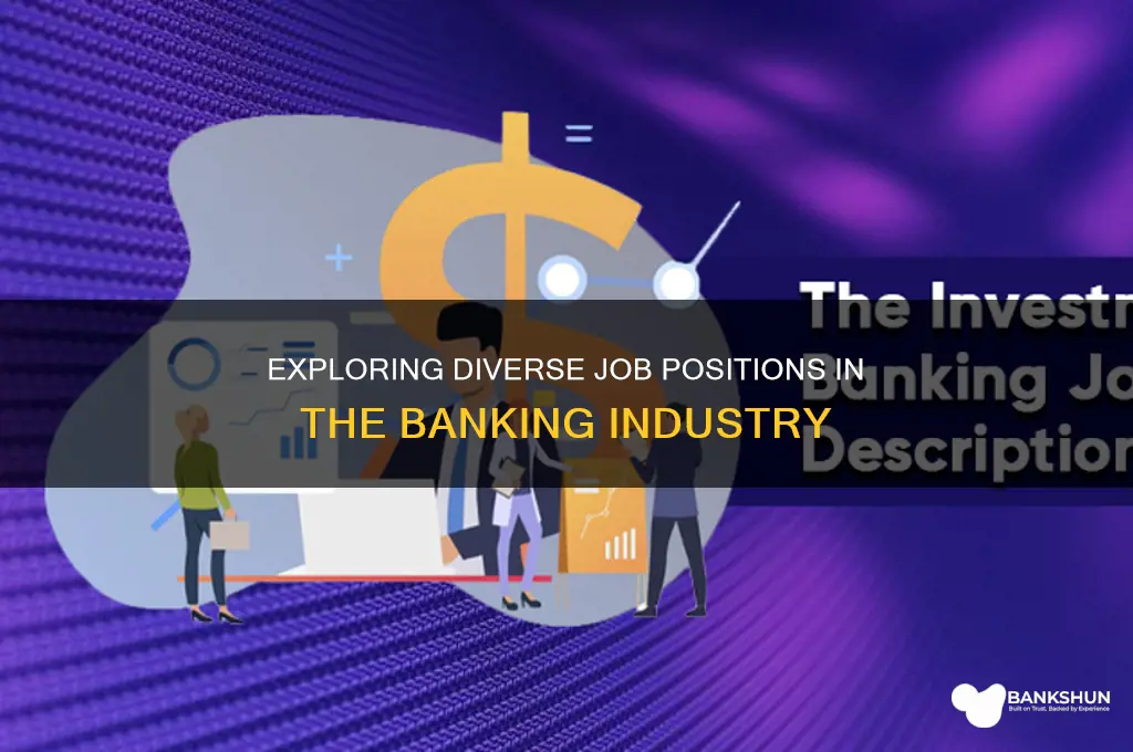 what are job positions in a bank