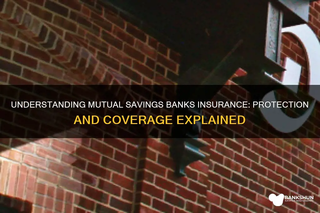 what are mutual savings banks insured by
