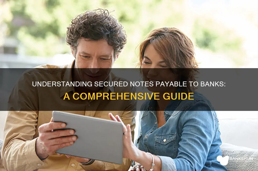 what are notes payable to banks secured