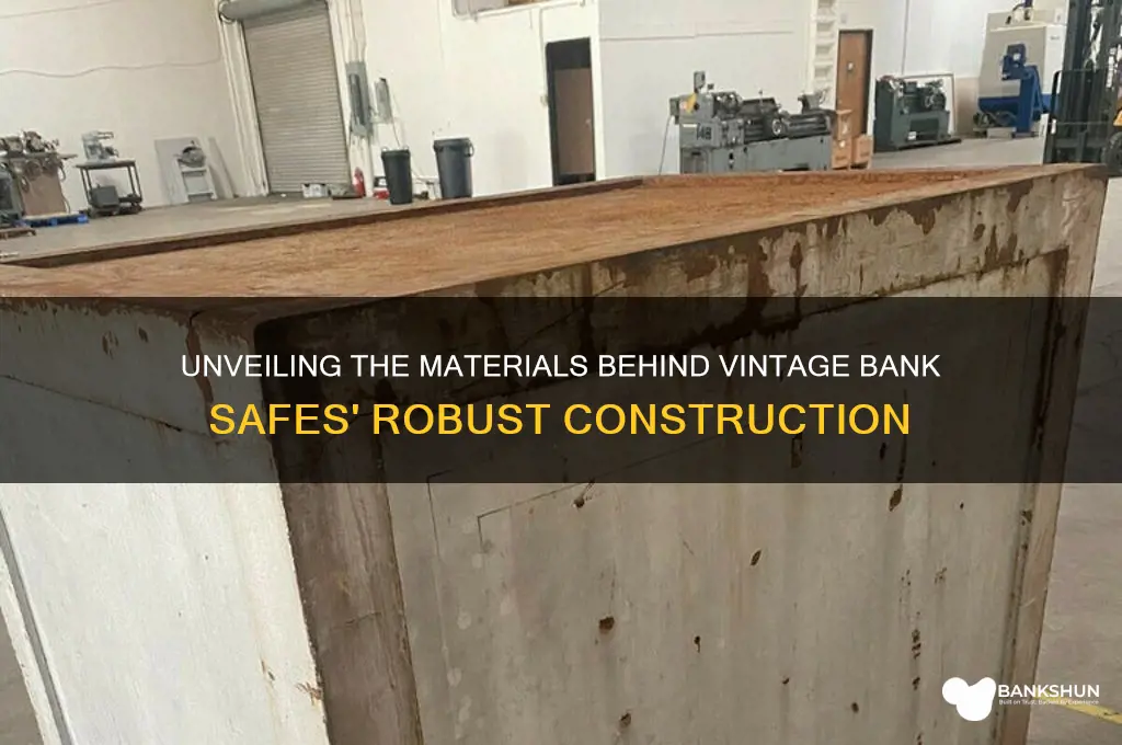 what are old bank safes made of