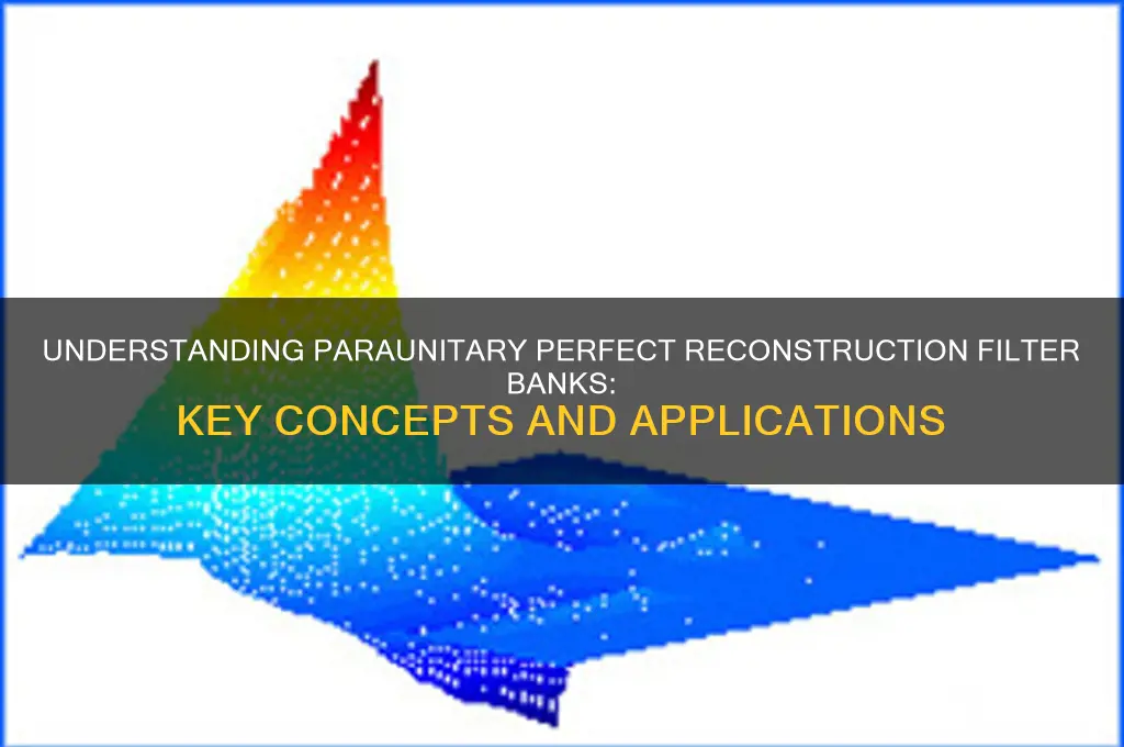 what are paraunitary perfect reconstruction filter banks