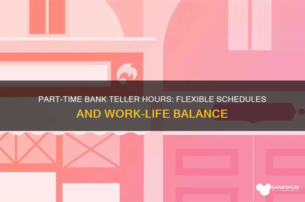 what are part time bank teller hours