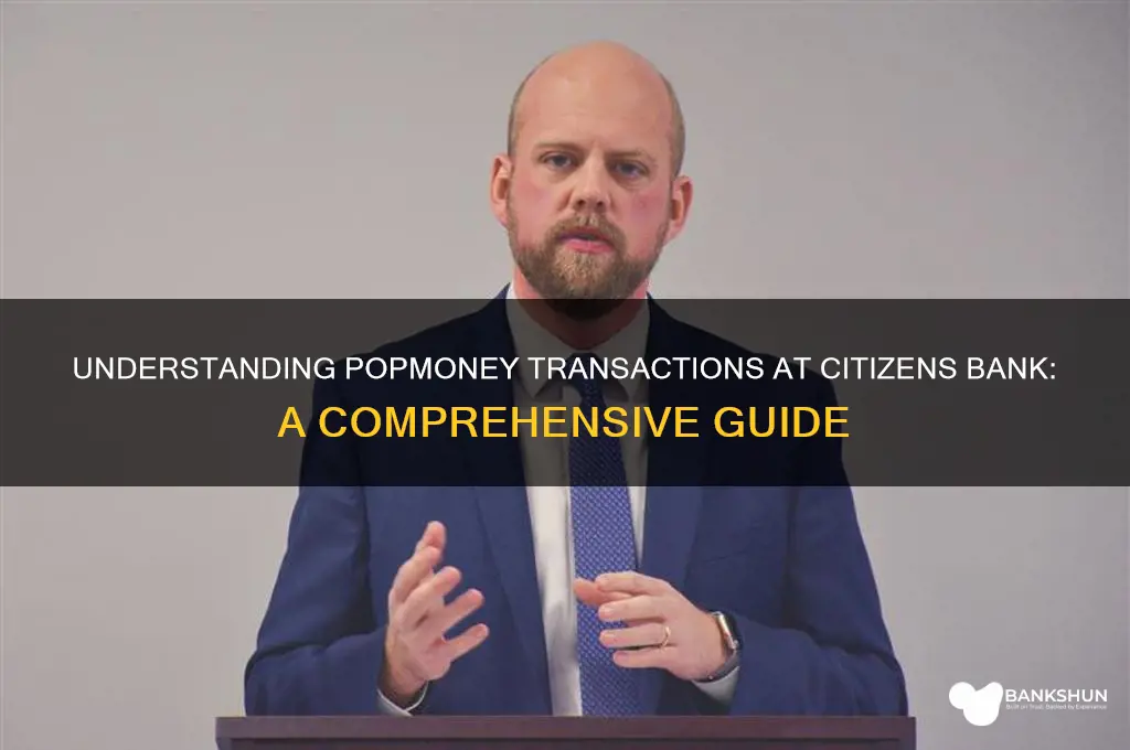 what are popmoney transactions at citizens bank