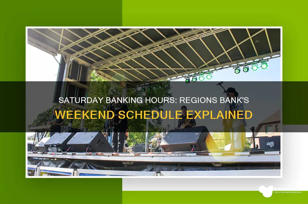 what are regions bank hours on saturday