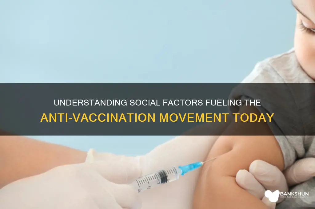 what are social factors for anti vaccination