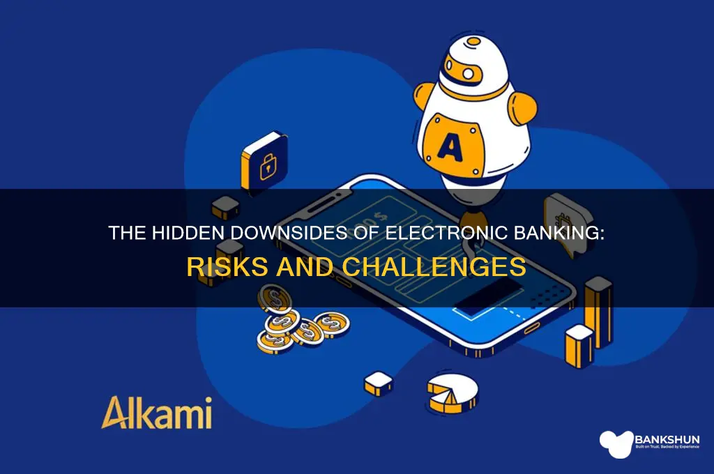 what are some downsides to electronic banks
