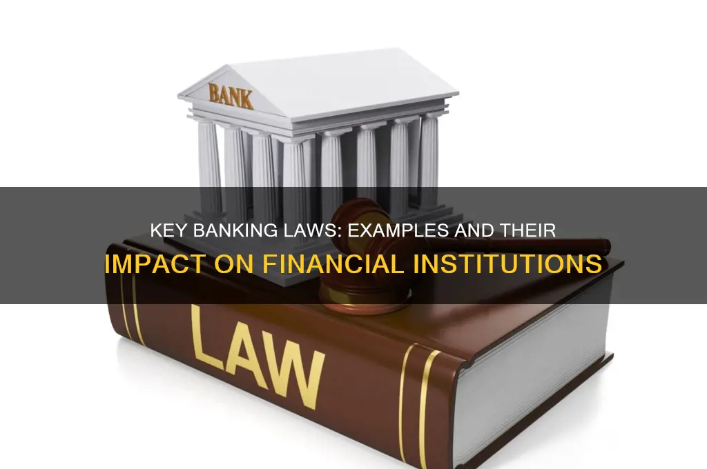 what are some examples of banking laws