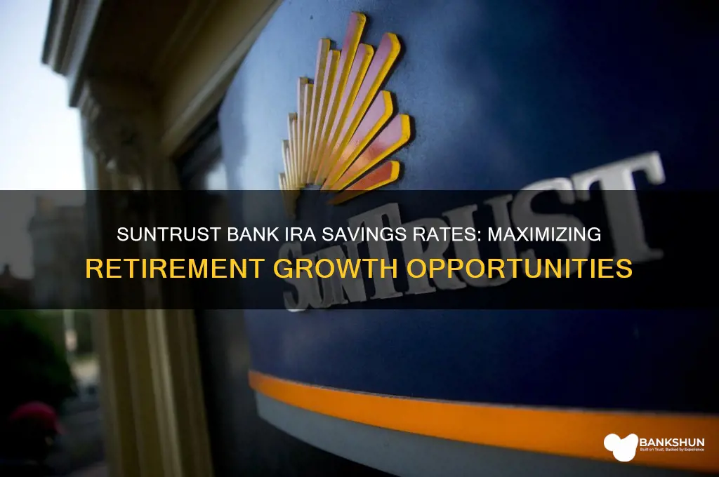 what are suntrust bank ira savings rate