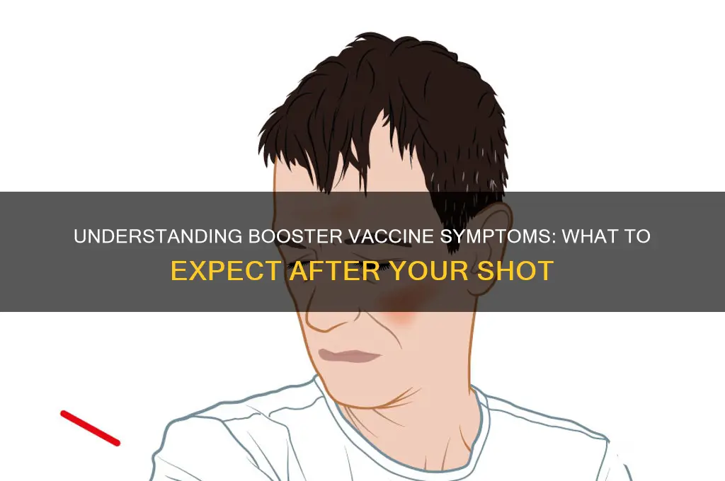 what are symptoms of the booster vaccine