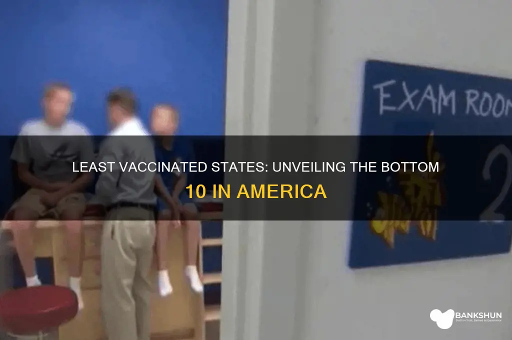 what are the 10 least vaccinated states