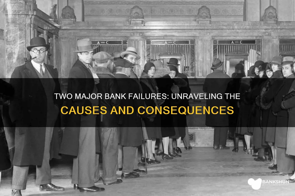 what are the 2 banks that failed