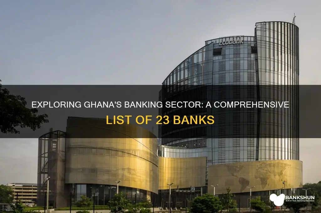 what are the 23 banks in ghana