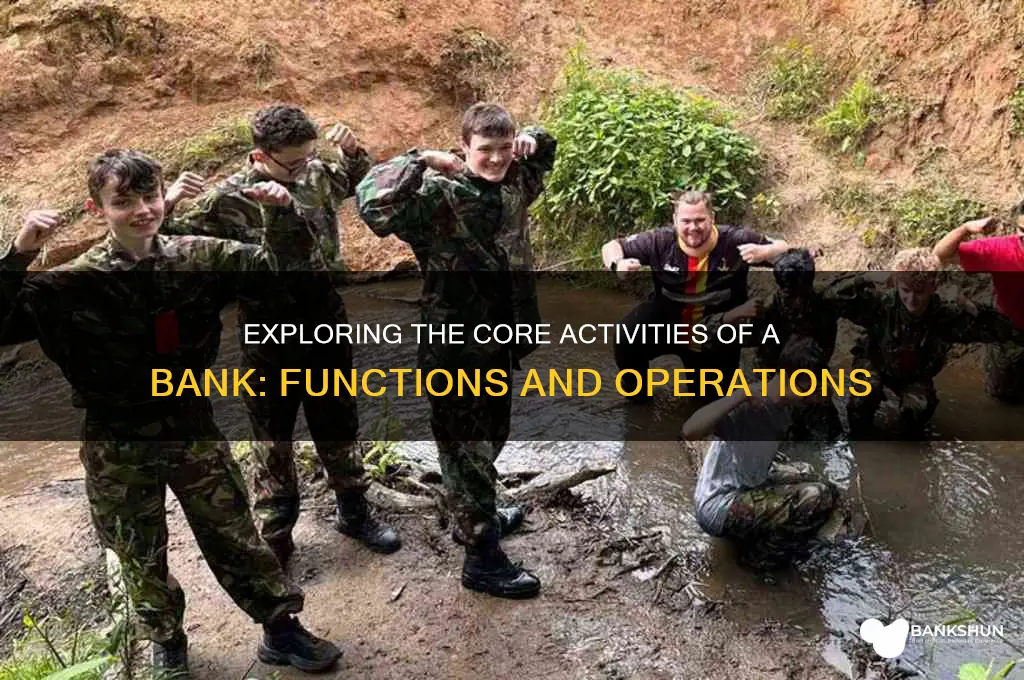 what are the activities of a bank