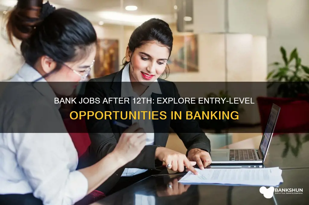 what are the bank jobs after 12th