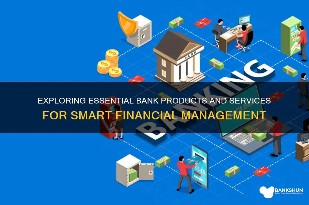 what are the bank products and services