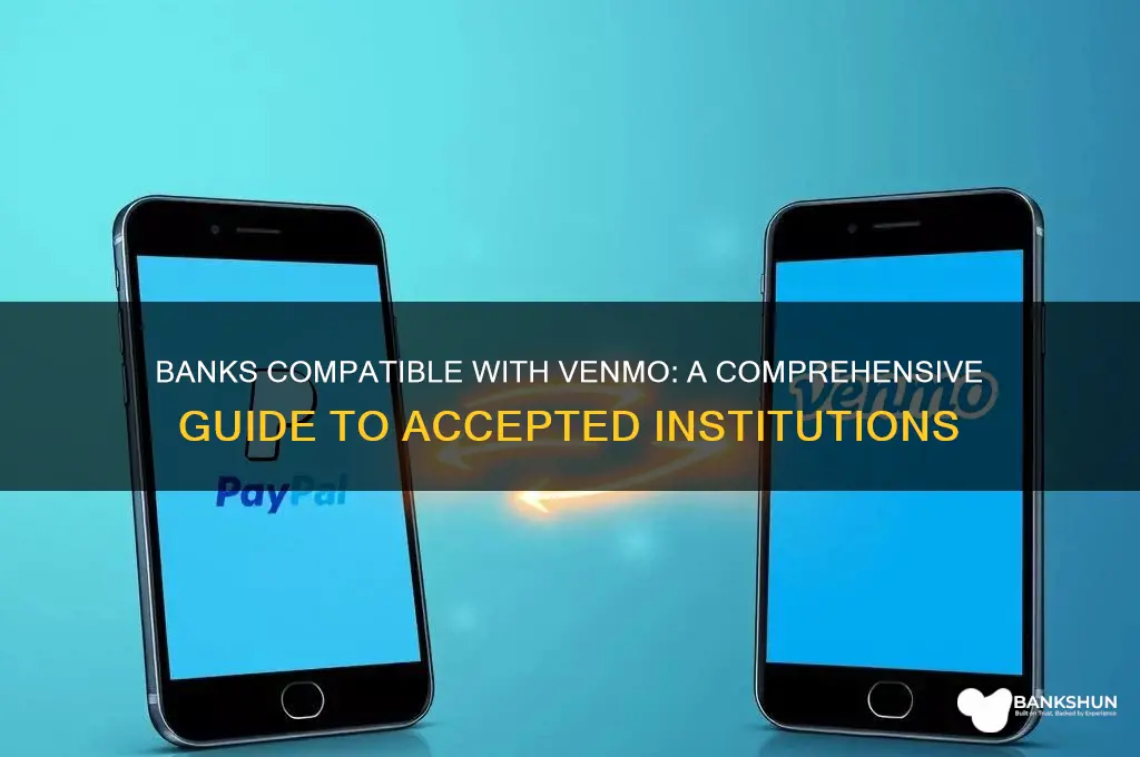 what are the banks accept by venmo
