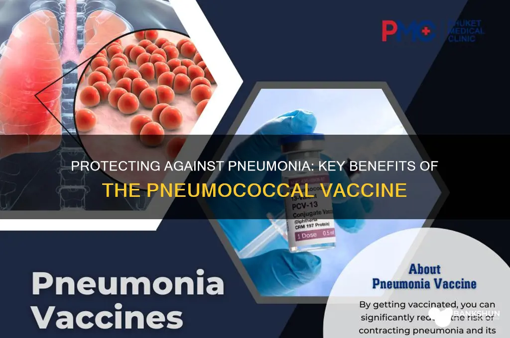 what are the benefits of pneumococcal vaccine