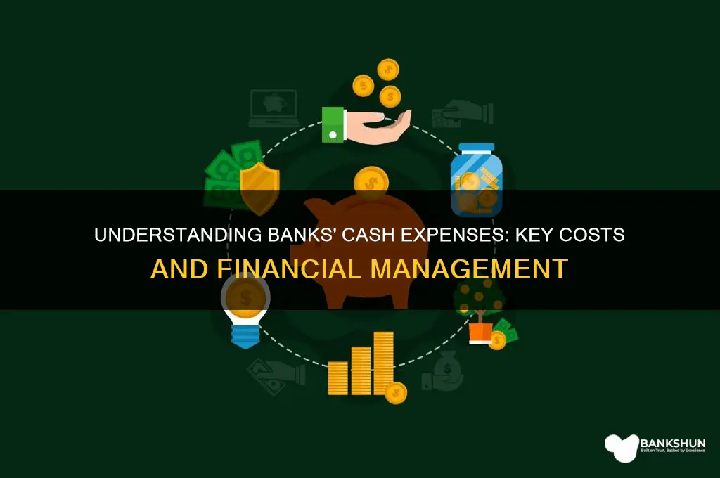 what are the cash expenses for banks