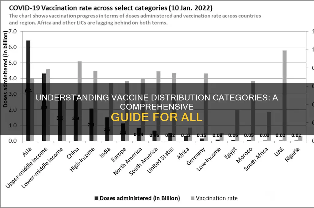 what are the categories for vaccine distribution