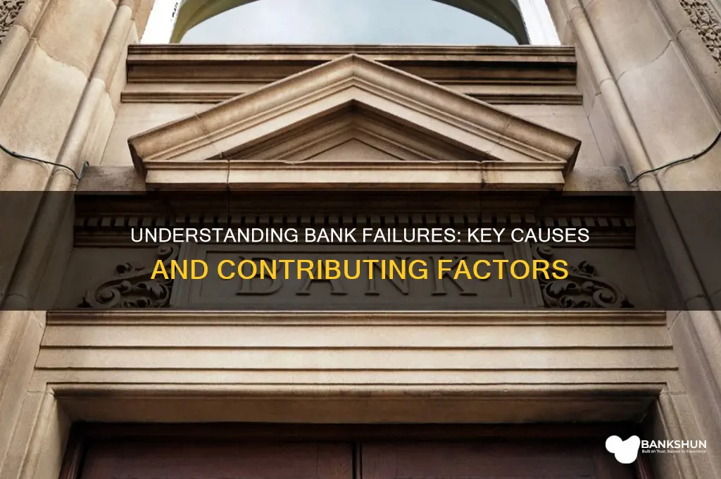 what are the causes of bank failure
