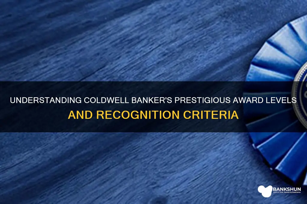 what are the coldwell banker award levels