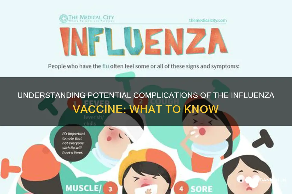 what are the complications of influenza vaccine