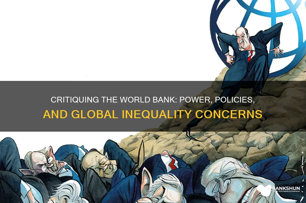 what are the critiques of world bank