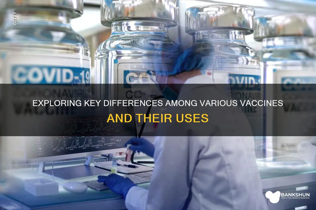 what are the difference between the vaccines