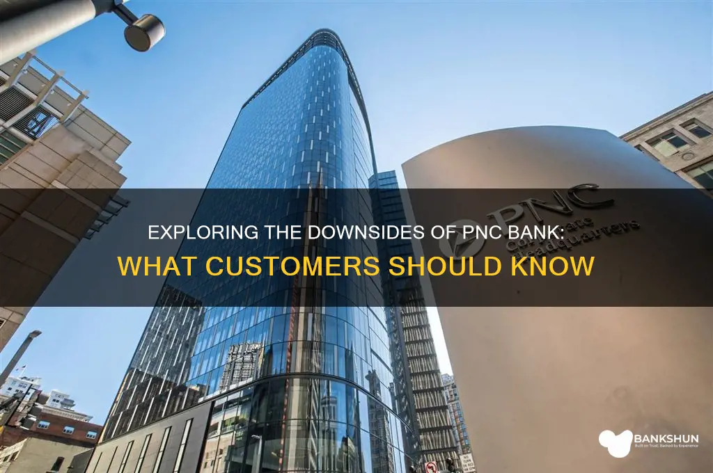 what are the disadvantages of pnc bank