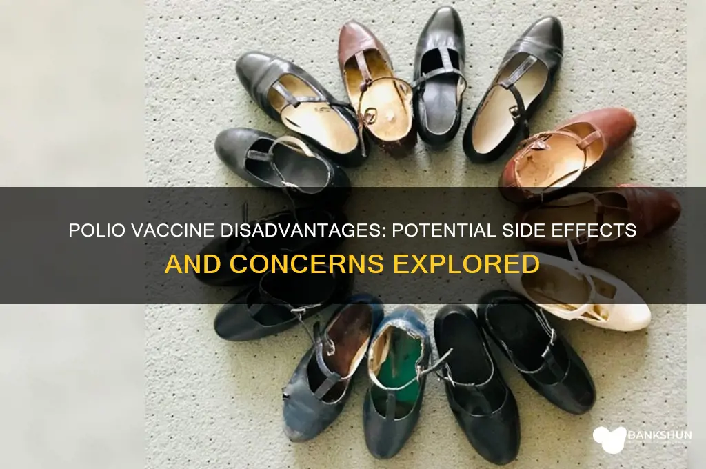 what are the disadvantages of polio vaccine