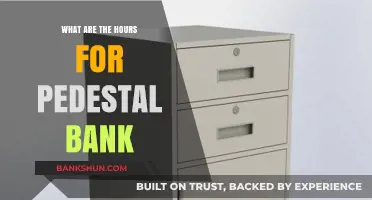 Pedestal Bank Hours: When You Can Access Your Banking Services