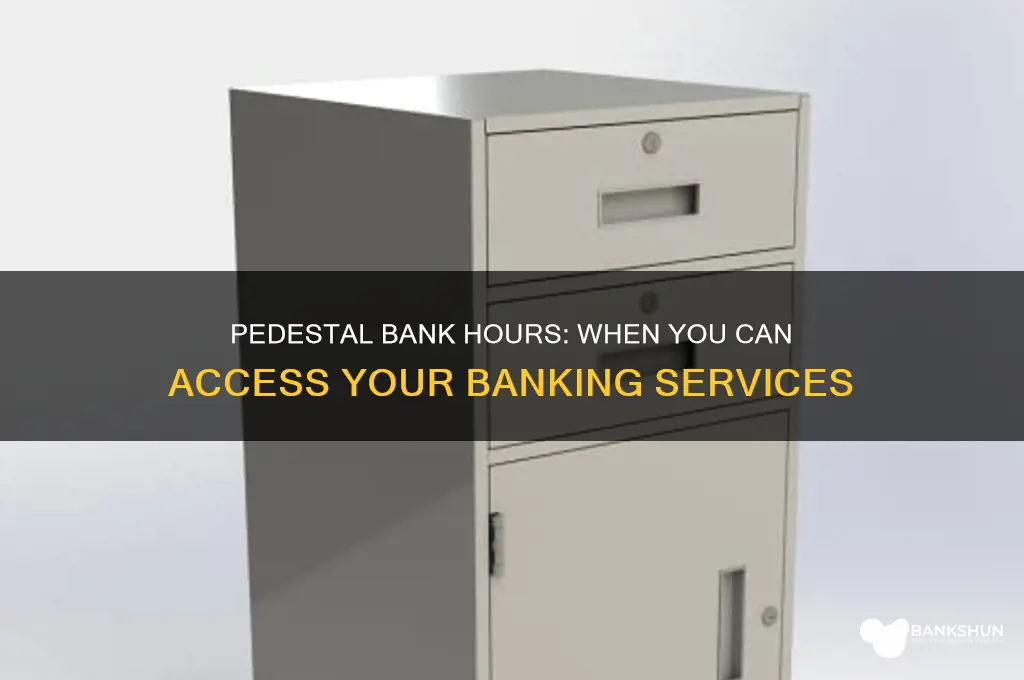 what are the hours for pedestal bank