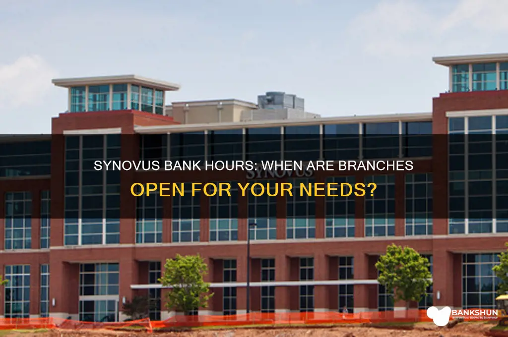 what are the hours of synovus bank