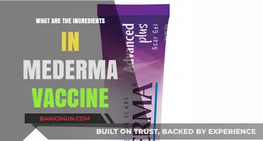 Mederma Vaccine Ingredients: A Comprehensive Breakdown of Its Composition