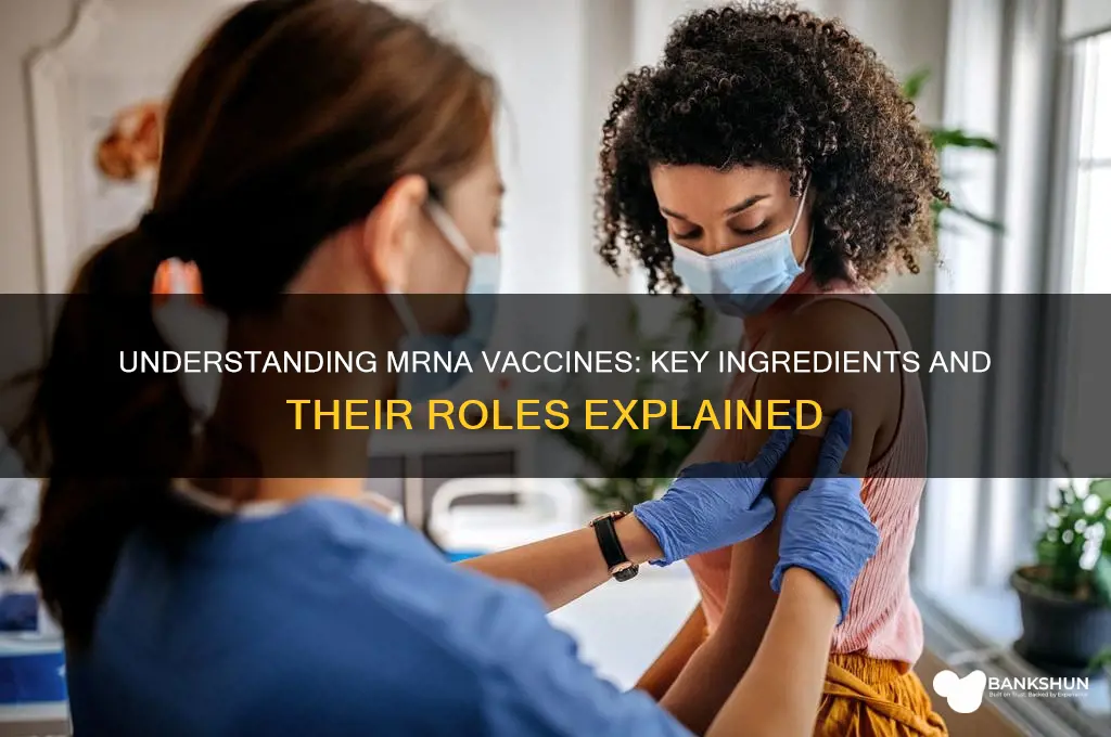 what are the ingredients in mrna vaccine