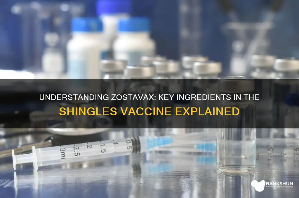 what are the ingredients in zostavax vaccine