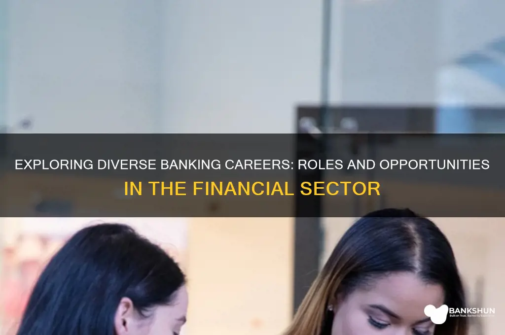 what are the job in a bank