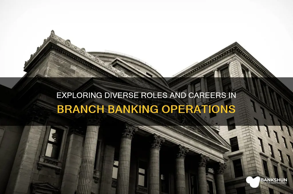 what are the jobs at branch banks