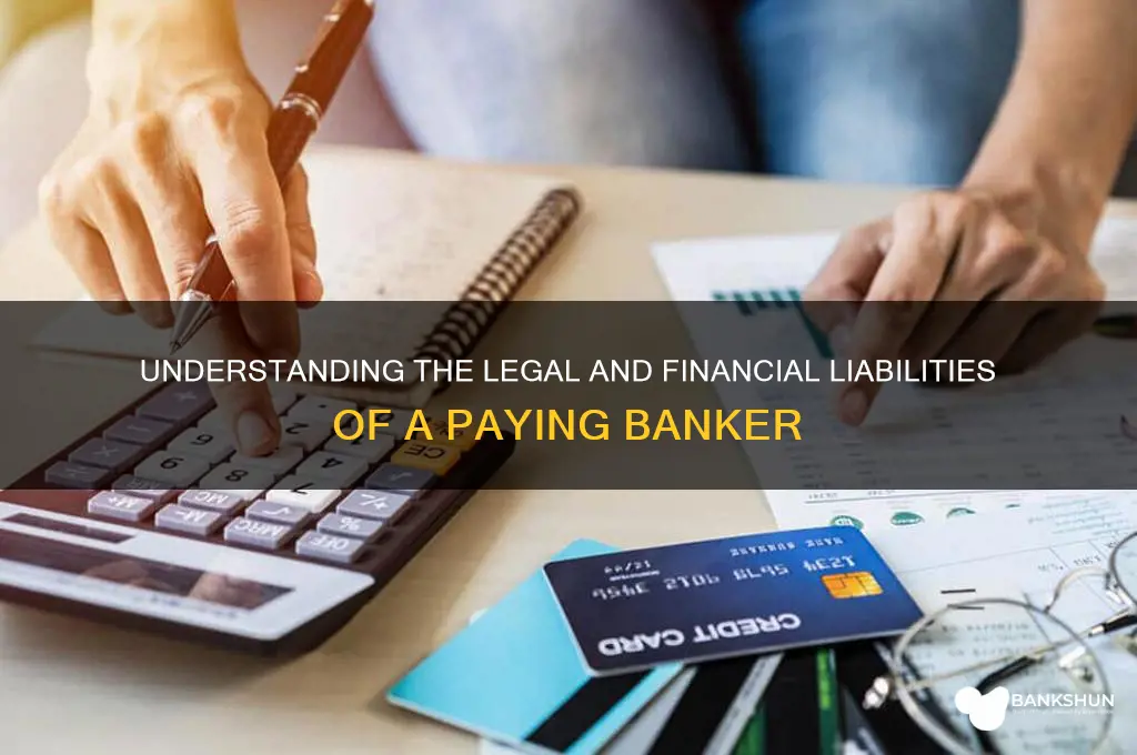 what are the liabilities of paying banker