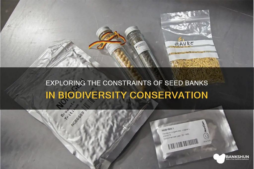 what are the limitations of seed banks