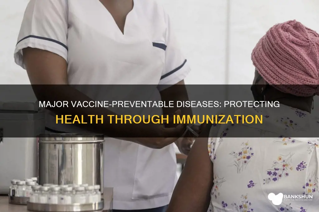 what are the major vaccine preventable diseases