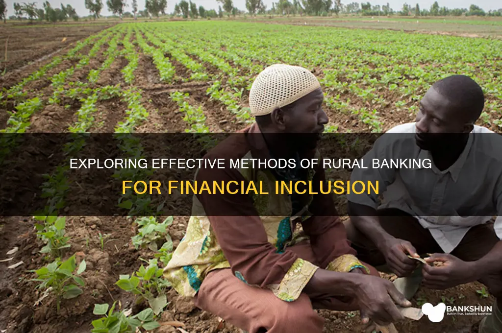 what are the method of rural banking