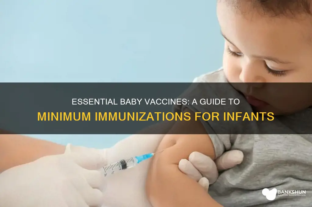 what are the minimum vaccines for babies