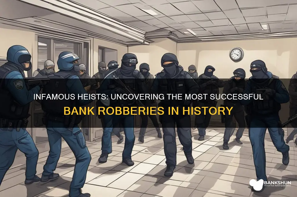 what are the most successful bank robberies