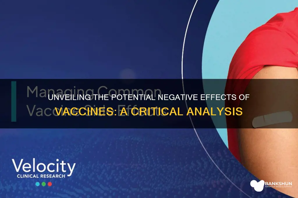 what are the negative affects of vaccines