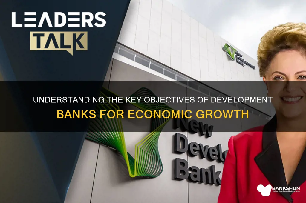 what are the objectives of development bank