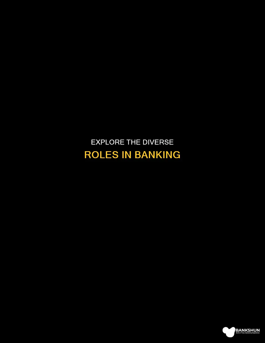 what are the positions in a bank