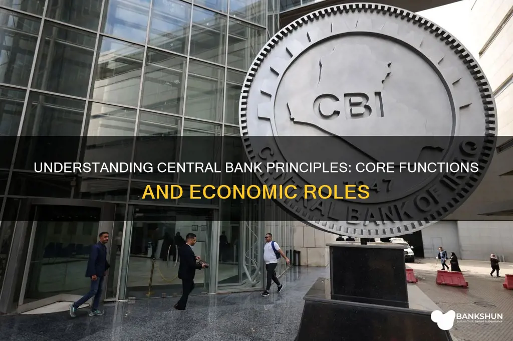 what are the principles of central bank