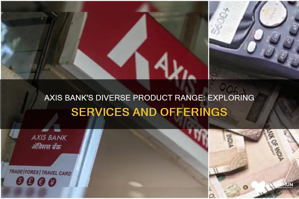 what are the products of axis bank