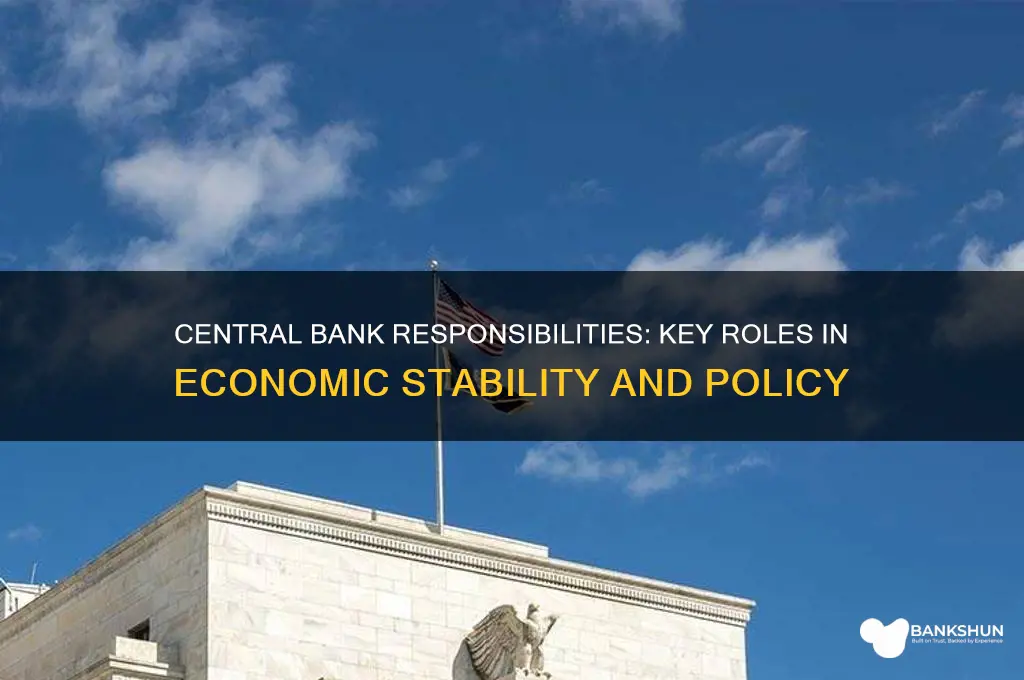 what are the responsibilities of central bank